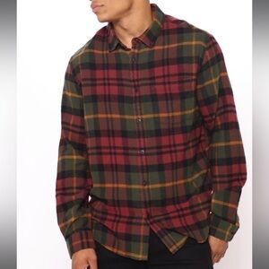 Catch You On The Rebound Long Sleeve Flannel Shirt